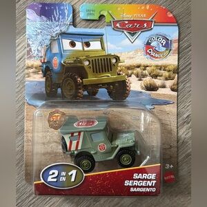 Disney Pixar Cars Sarge Color Changer